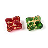 Baking Paint Transparent Glass Beads DGLA-N018-21-2