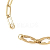304 Stainless Steel Hollow Cross Link Chain Paperclip Chain Bracelet Making AJEW-JB01422-2