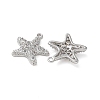 Brass Micro Pave Cubic Zirconia Pendants KK-C086-08P-2