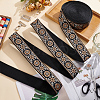 Ethnic Style Polyester Jacquard Flower Ribbon for Garment Accessories OCOR-WH0097-83A-4