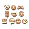 Opaque Resin Imitation Chocolate Cabochons RE-CBADCDD-01-1