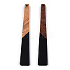 Opaque Resin & Walnut Wood Big Pendants LS-RESI-TAC0017-46-C04-2