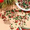 4 Colors 8/0 Christmas MIYUKI Round Rocailles Seed Beads SEED-X0058-16-5