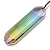 Glass Rectangle Hanging Suncatchers LS-HJEW-P018-C03-2
