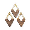 Walnut Wood Pendants FIND-Z050-02I-1