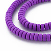 Handmade Polymer Clay Beads Strands CLAY-N008-55-4