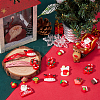 90Pcs 15 Styles Christmas Opaque Resin Cabochons RESI-SC0005-61-4
