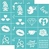 Self-Adhesive Silk Screen Printing Stencil DIY-WH0337-046-1
