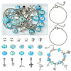 DIY Ocean Theme Alloy & Brass European Style Bracelet Making Kits DIY-FS0007-24-1