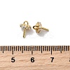 Brass Micro Pave Cubic Zirconia Pendant Bails KK-Z131-05G-3