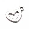 Tarnish Resistant 201 Stainless Steel Open Charms X-STAS-D429-47-1