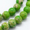 Synthetic Imperial Jasper Beads Strands G-I199-35-8mm-C-3
