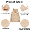 30Pcs 6 Styles Polyester Imitation Burlap Packing Pouches Drawstring Bags ABAG-YW0001-08-4