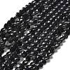 Synthetic Blue Goldstone Beads Strands G-P575-C06-6mm-2