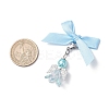 Angel Glass Pearl Beads & Acrylic Pendant Decorations HJEW-JM03184-02-3