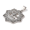 Non-Tarnish Eid Mubarak 201 Stainless Steel Pendants STAS-A094-17P-2