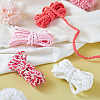 10 Yards 4 Colors  Braided Flat Faux Suede Cord LW-TA0001-05-5