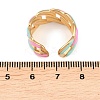 304 Stainless Steel Cuff Open Rings for Women RJEW-I113-02G-01-5