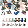 28Pcs 14 Styles Opaque Acrylic Pendants SACR-TA0001-11-3