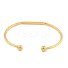 Ion Plating(IP) 304 Stainless Steel Cuff Bangles BJEW-P331-03G-3