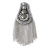 Iron Fashion Tassel Epaulette AJEW-XCP0003-03P-1