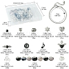 DIY Alloy & Brass European Style Bracelet Making Kits DIY-FS0007-23-4