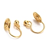 Brass Clip-on Earring Converters Findings LS-KK-D060-03G-02-2