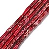 Dyed Natural Imperial Jasper Beads Strands G-H087-H01-01D-1