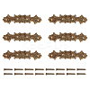 SUPERFINDINGS 60 Sets Iron Decoration Joiners Links IFIN-FH0001-44AB-1