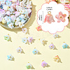 90Pcs 9 Styles Acrylic Pendants PALLOY-CJ00072-2