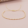 Glass Seed Beads Braided Bead Bracelets MT5795-11-1