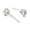 Brass Stud Earring Findings LS-KK-C039-02P-2