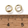 Brass Ring Charm Connectors KK-H502-05G-3