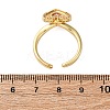 Brass Micro Pave Cubic Zirconia Open Cuff Rings for Women RJEW-U057-22A-G-5