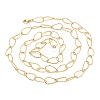 Ion Plating(IP) 304 Stainless Steel Necklaces STAS-D084-27G-2