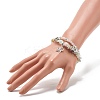 Natural Morganite Chip Beads Multi-strand Bracelet BJEW-JB07052-05-3
