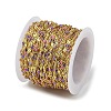 Rack Plating Brass Dapped Chains AJEW-Q153-03G-09-3