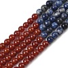 Chakra Natural Yellow Jade & Crystal Quartz & Green Aventurine & Rose Quartz & Carnelian & Sodalite & Amethyst Beads Strands G-NH0002-E03-8mm-3