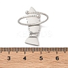 Adjustable 304 Stainless Steel Cuff Open Rings RJEW-D343-01P-3