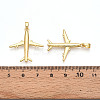 Brass Pendants KK-T070-88G-3