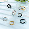 12Pcs 6 Size 201 Stainless Steel Grooved Finger Ring Settings RJEW-TA0001-05G-4