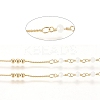 Brass Handmade Beaded Chain CHC-G011-10G-02-1