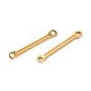 Ion Plating(IP) 304 Stainless Steel Connector Charms STAS-Q323-04D-G-2