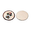12Pcs Christmas Gnome UV Single Face Printed Wood Pendant Decorations WOOD-N020-42-3