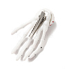 Halloween Theme Plastic Alligator Hair Clips for Woman Girl PHAR-E018-02P-02-2