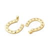 Rack Plating Brass Micro Pave Cubic Zirconia Pendants KK-B068-19G-3
