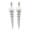 Tibetan Style Alloy Big Pendants FIND-G078-33H-AS-1