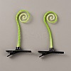 Bean Sprout Plastic Alligator Hair Clips PHAR-WH0017-05R-1