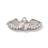 Rack Plating Alloy Rhinestone Charms PALLOY-O106-03P-02-2