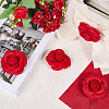 4Pcs Cloth Art Camelia Brooch Pins JEWB-CN0001-03C-3